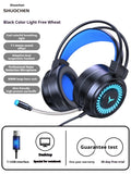 G58 Stereo Surround 7.1 Wired Gaming Headphones with Microphone Over-Ear Esports Gear - Hot Selling Multimedia Headset