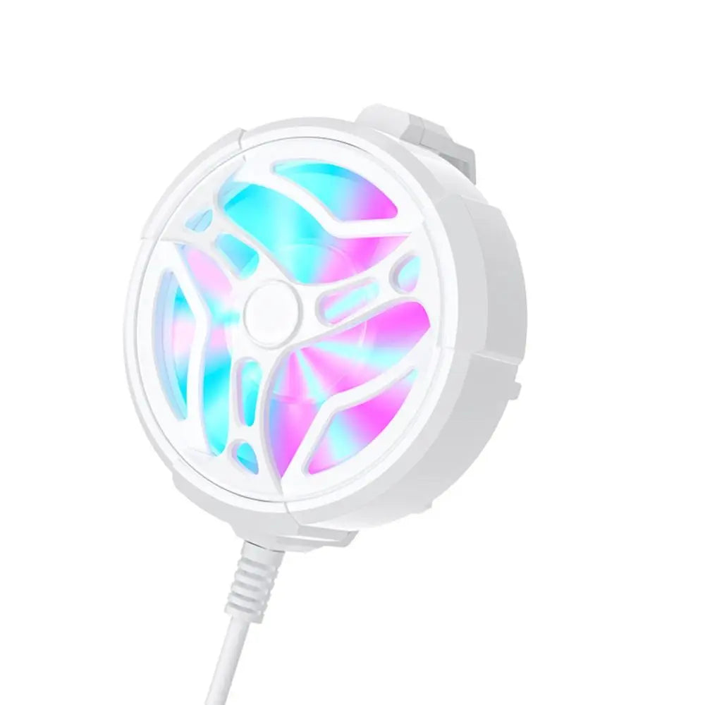 USB Mobile Phone Heat Sink Mini Light Weight Turbo Hurricane Phone Cooling Fan ABS+PC Stretch Buckle USB Radiator Mobile Phone